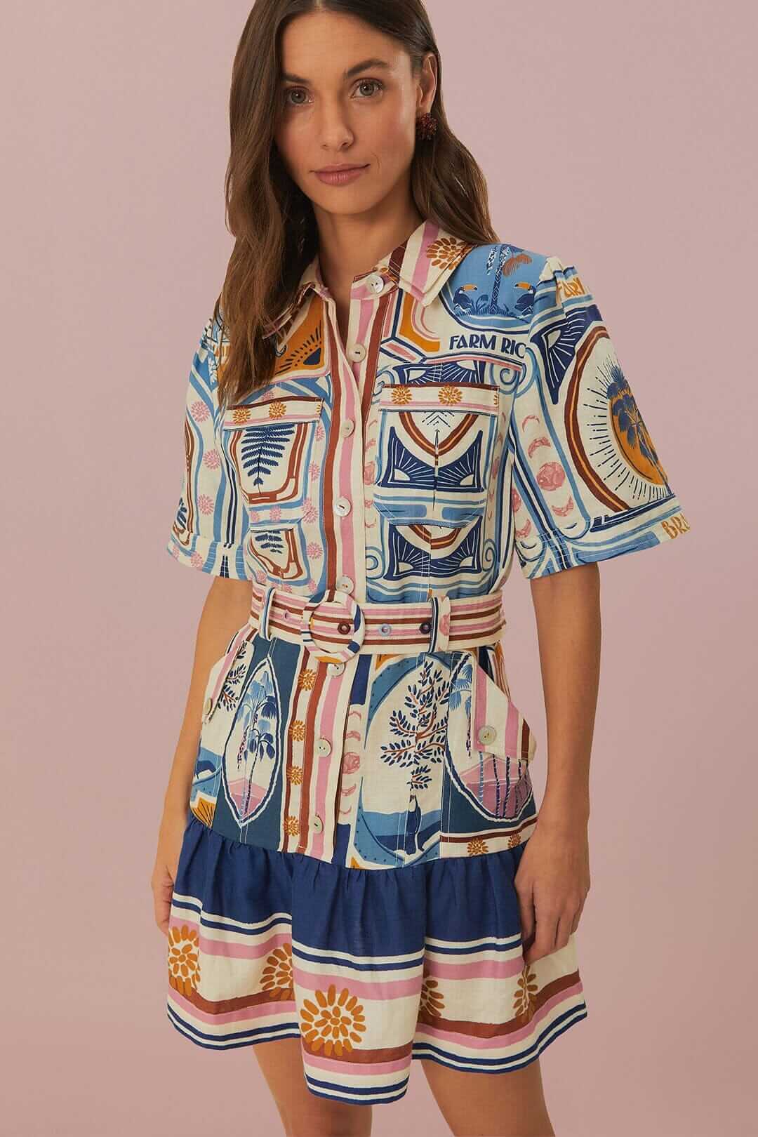 Mini Dress Cerrado Stamps