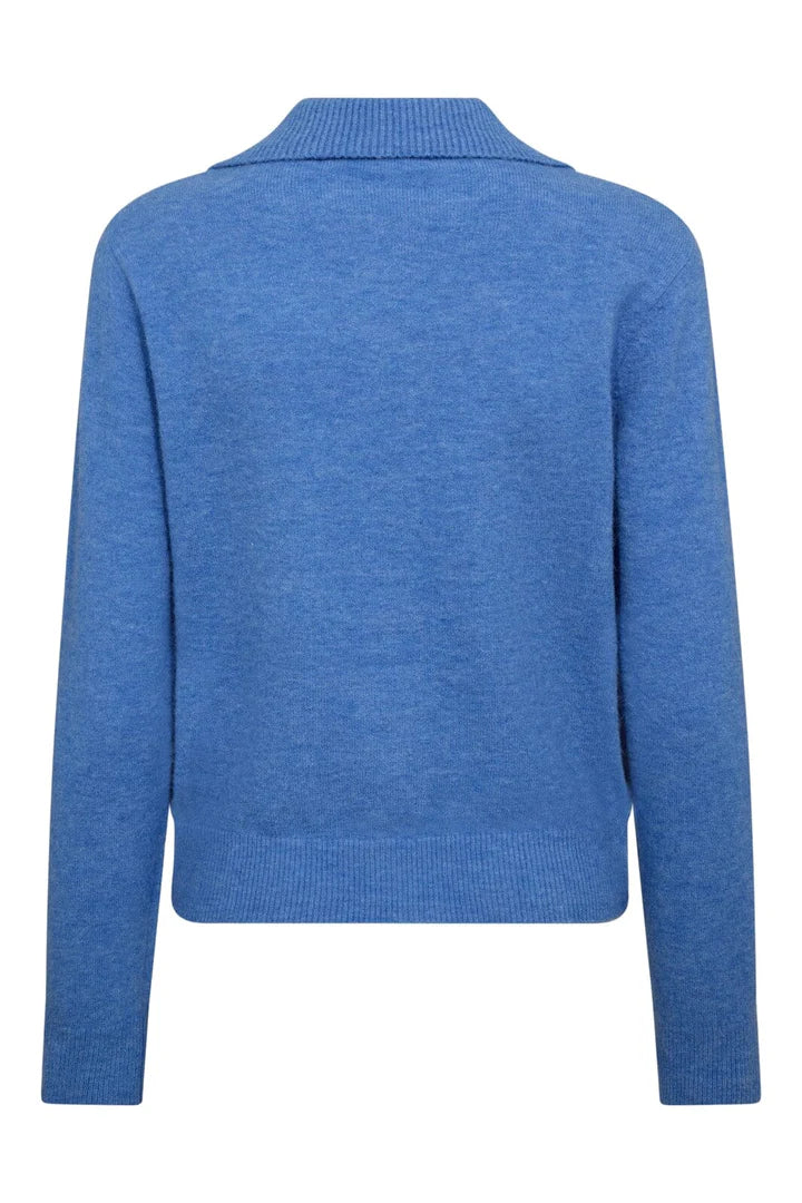 Co'couture Benal Collar Cardigan Blue