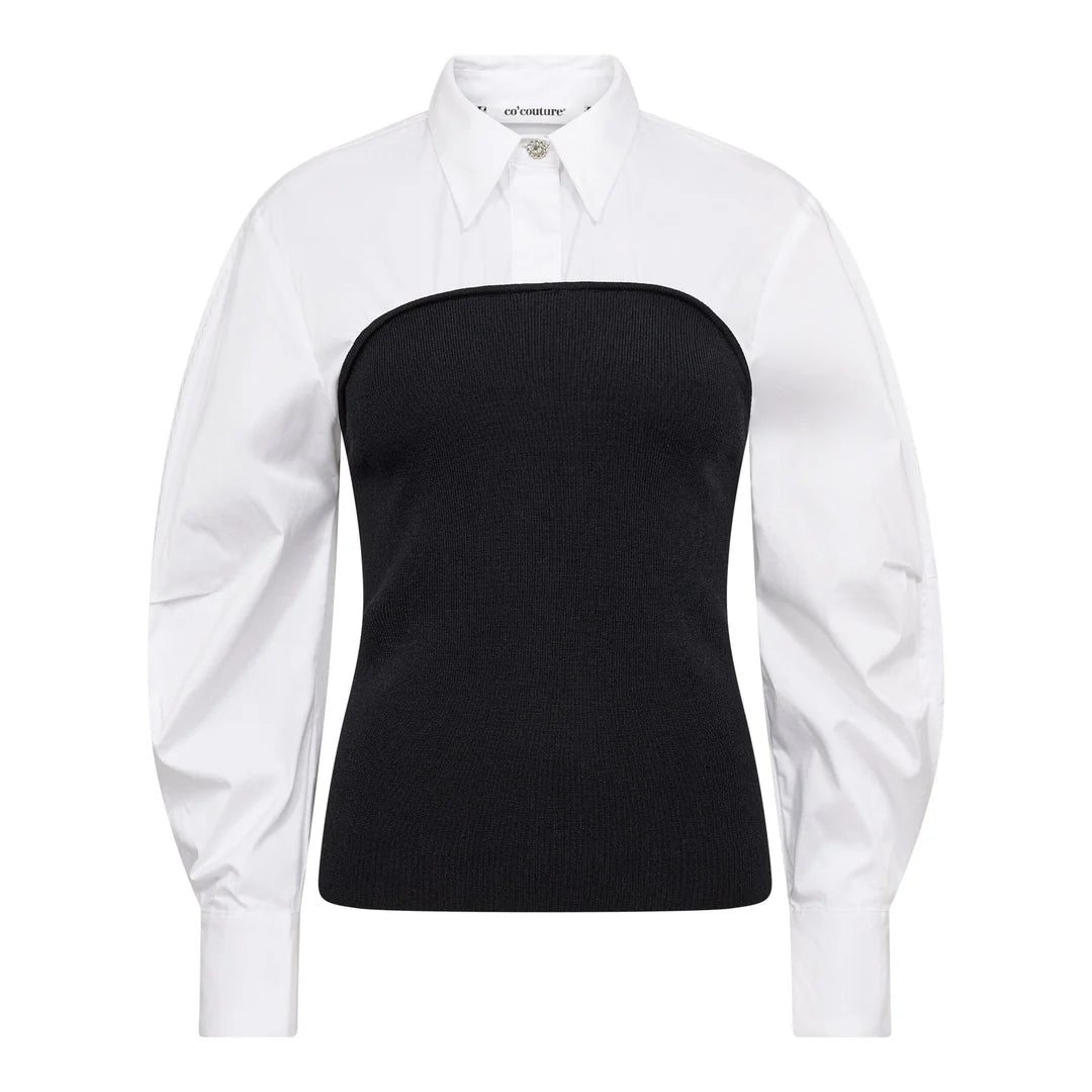 Co'couture MerciaCC Poplin Mix Knit