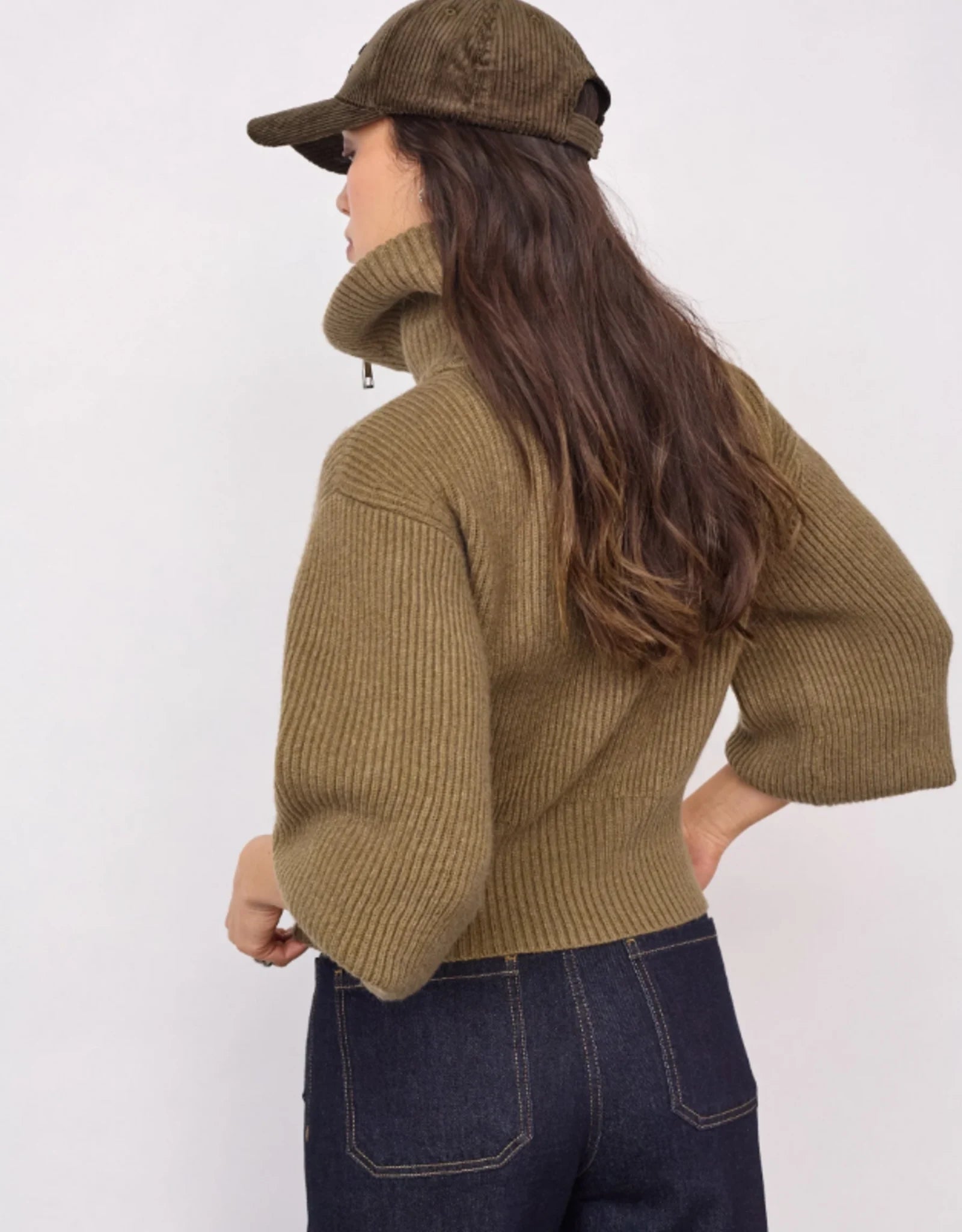 Co´couture Row Zip Knit Cardigan