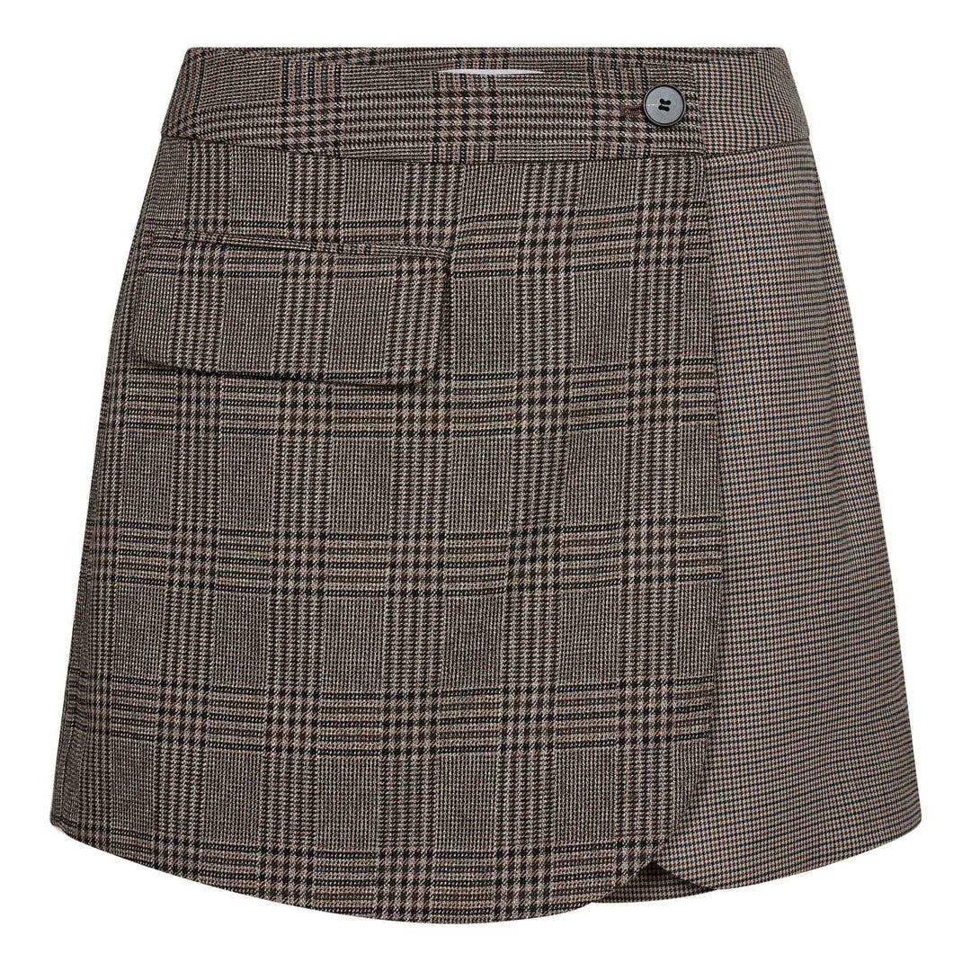 Co´couture Veya Check Wrap Skort