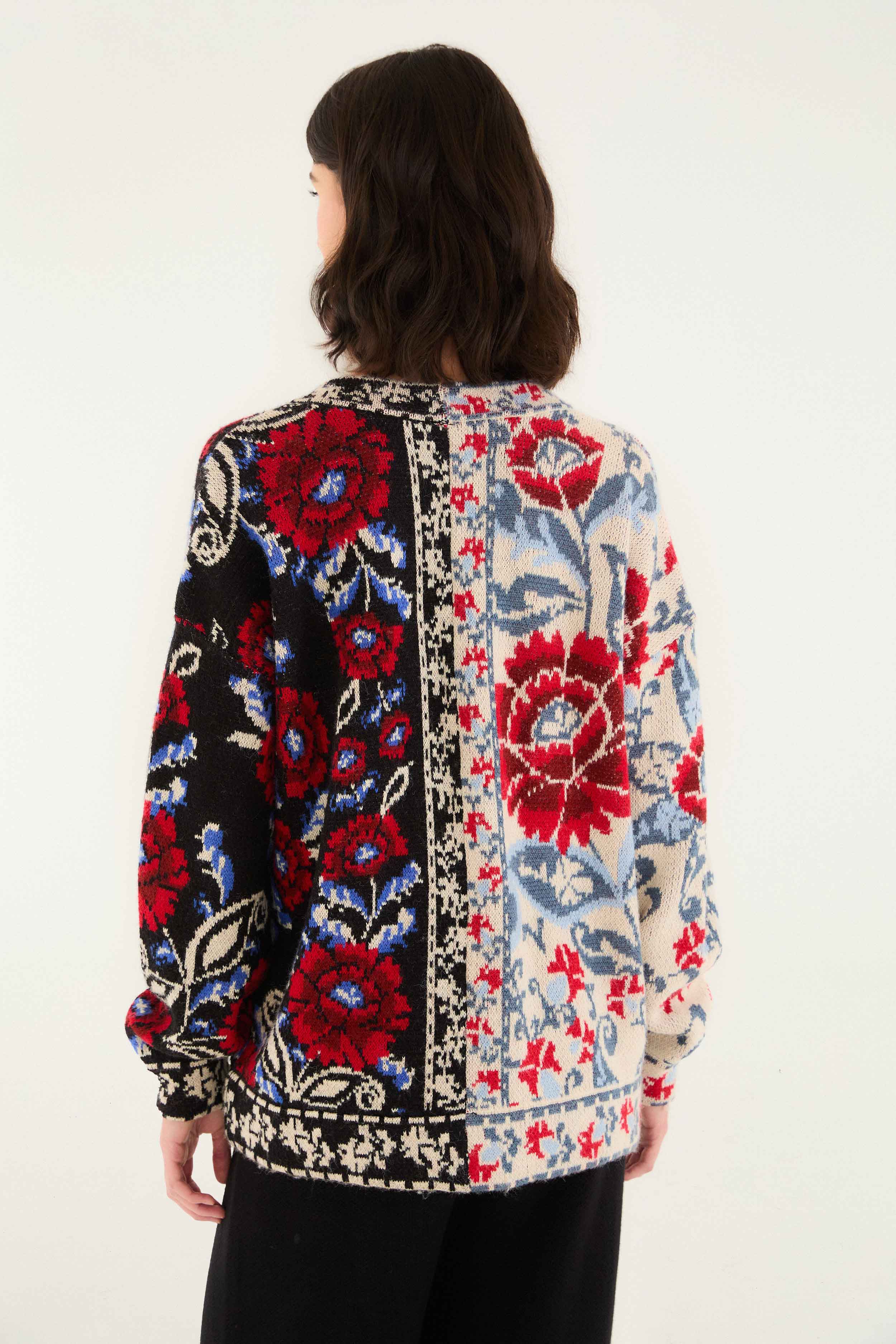 Cardigan Mixed Valentina Knit