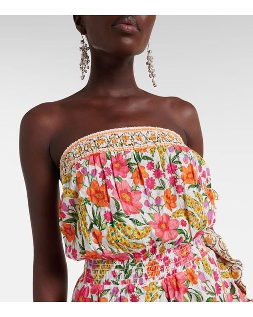 Romper Banana Flowers Mini