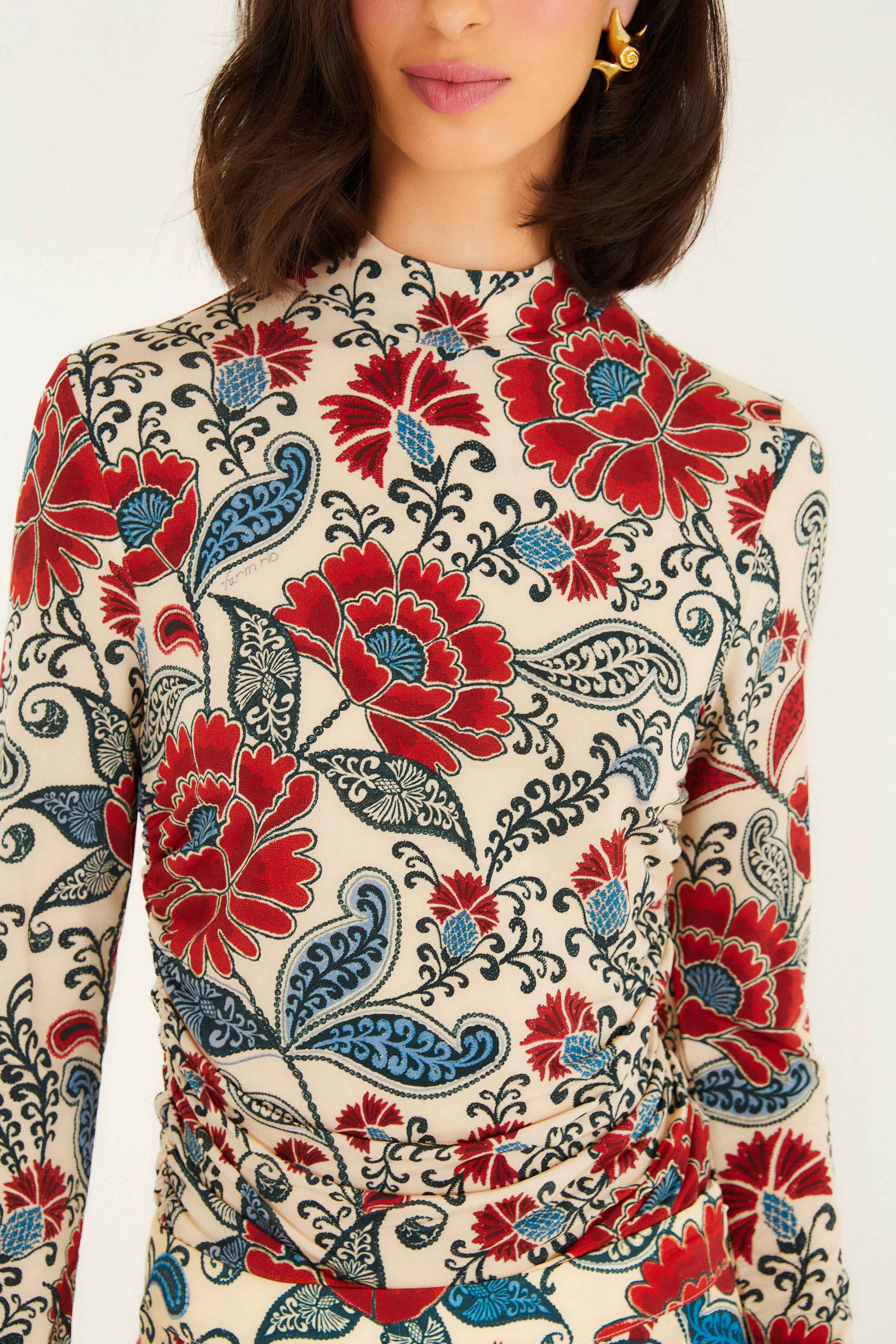 Blouse Francesca Sand Jersey