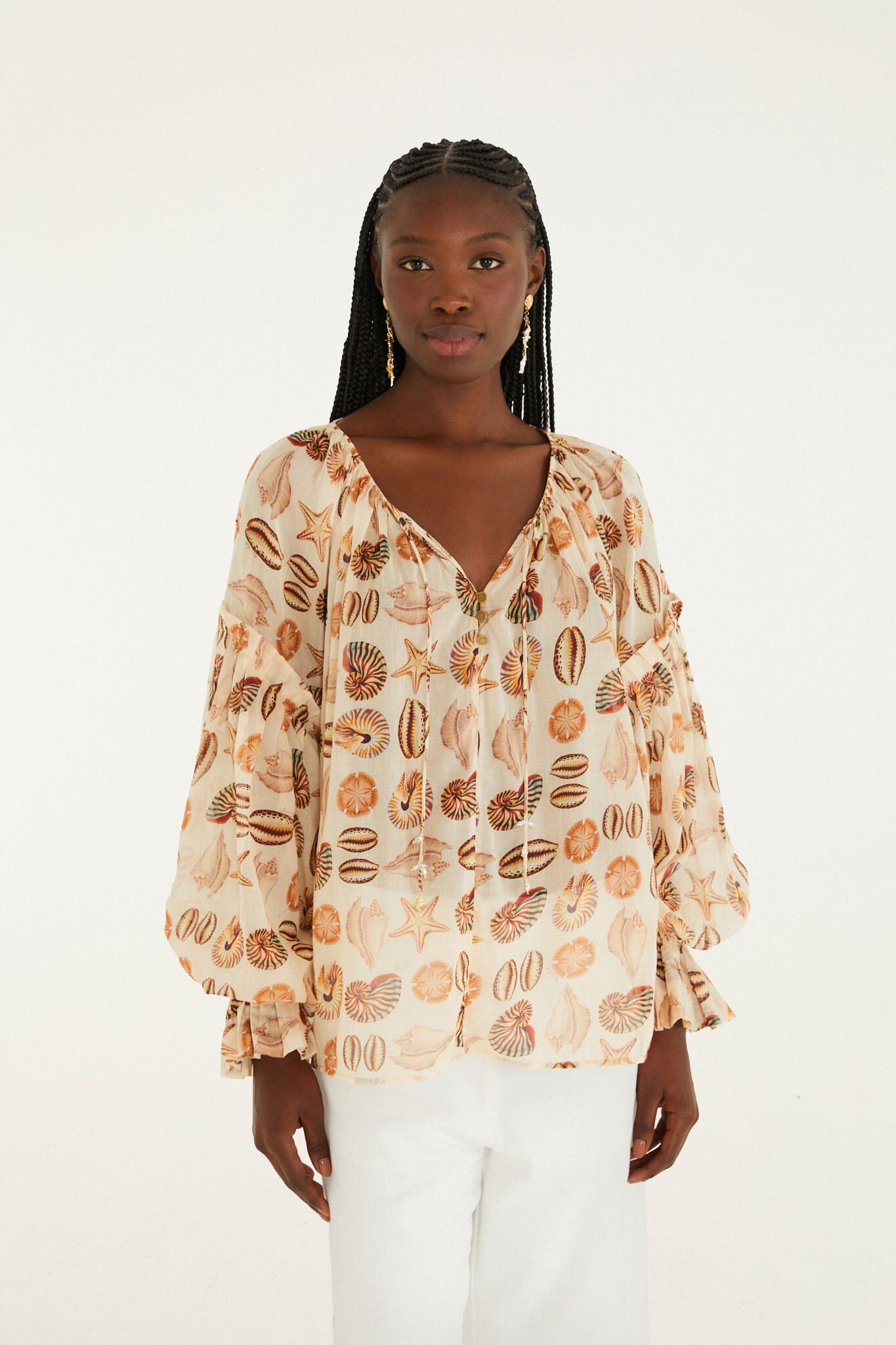 Farm Rio Marine Blouse