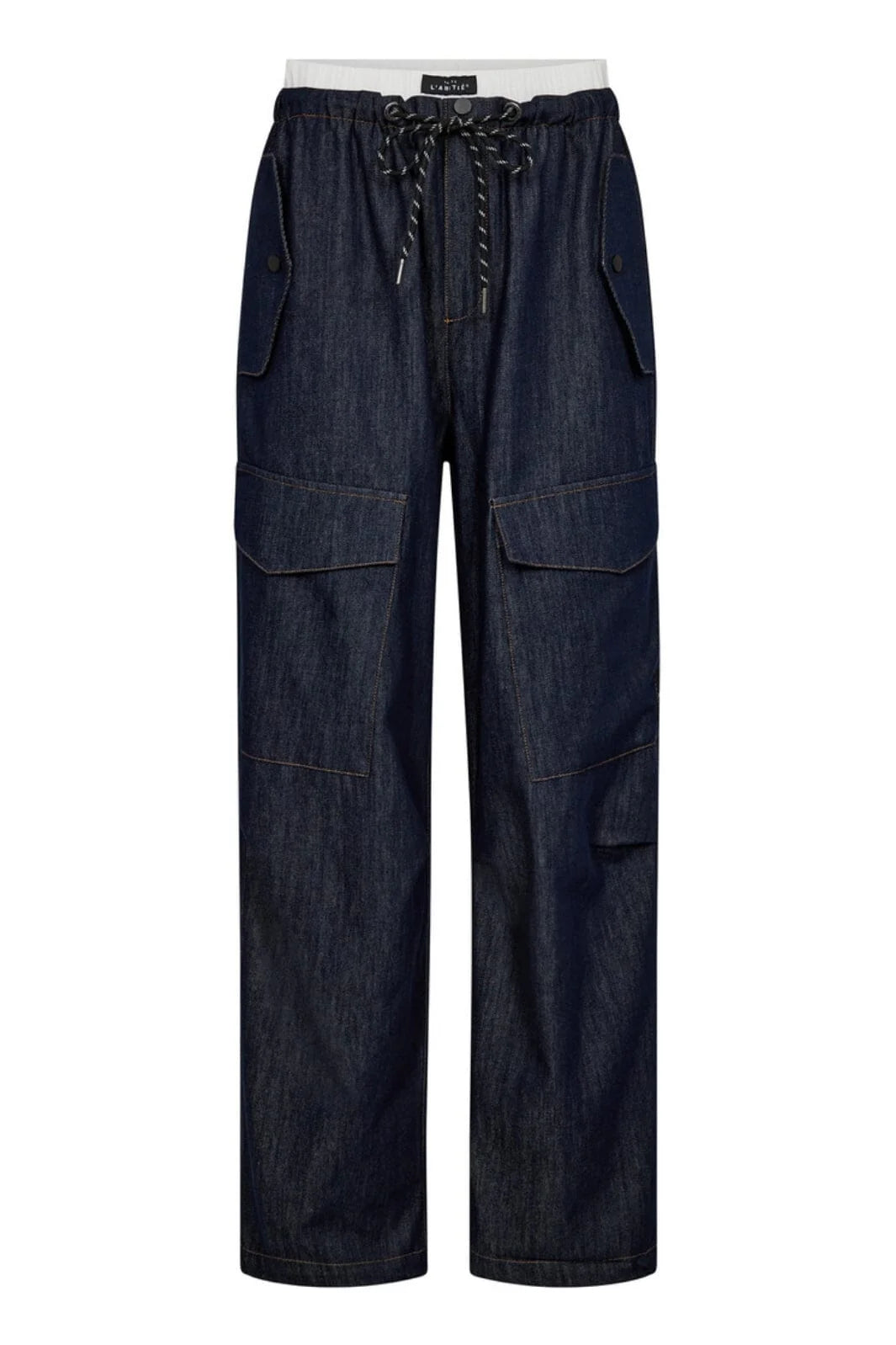 Tall Trouser Cargo Pull On Denim