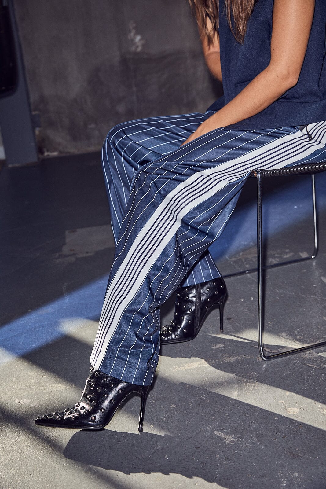 HL Baggy Pin Stripe Track Tall Pants