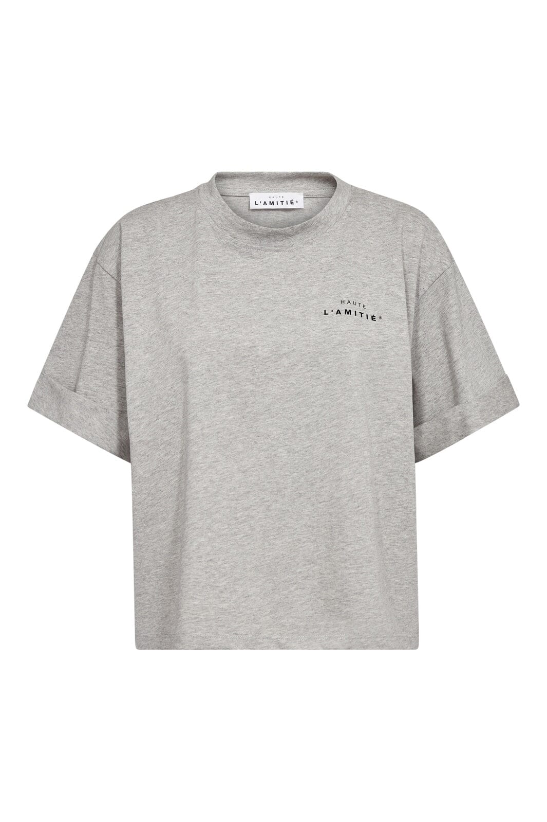 HL Crew Neck Crop Tee