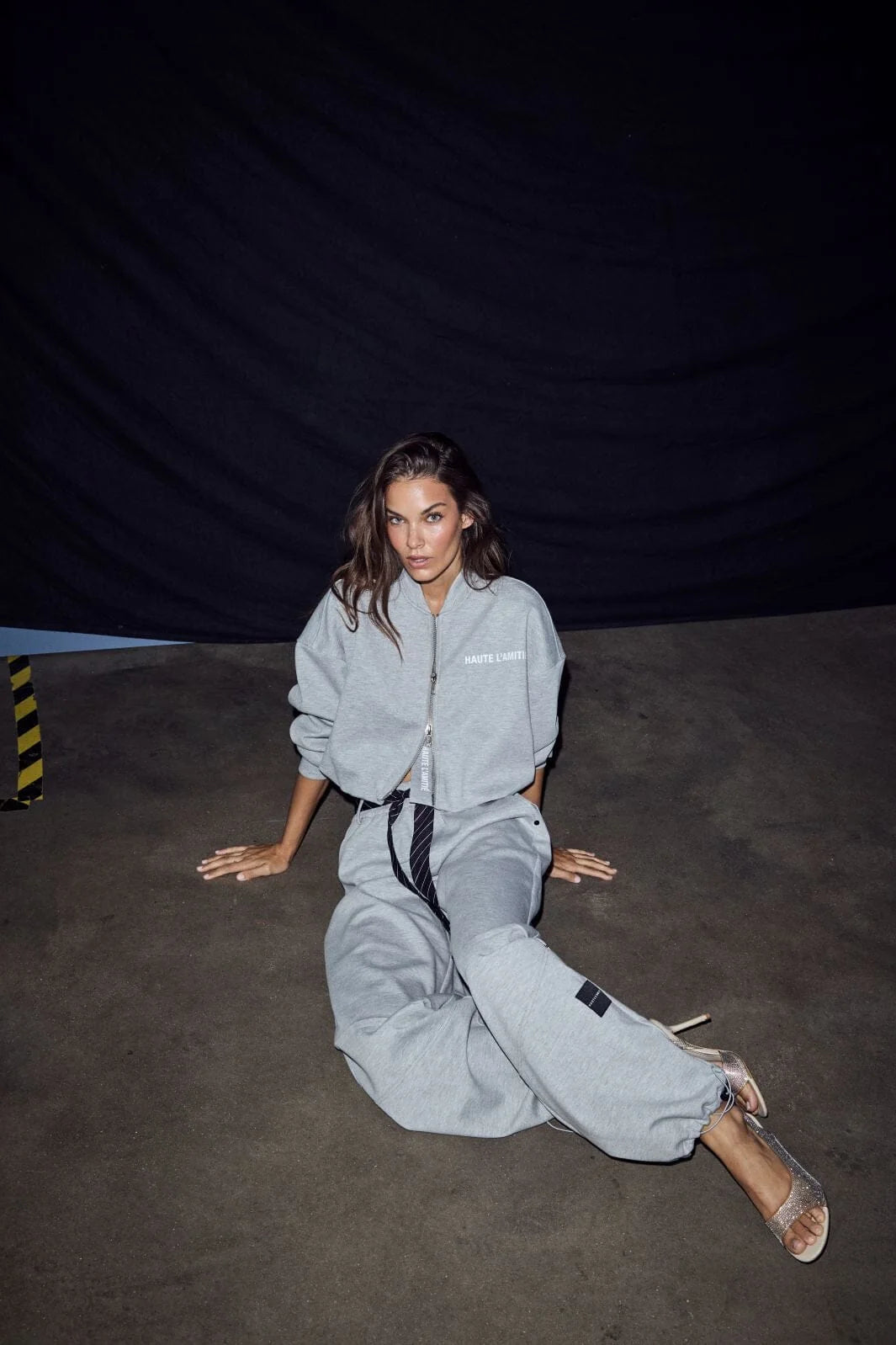 HL Maxi Crop Sweat Zip