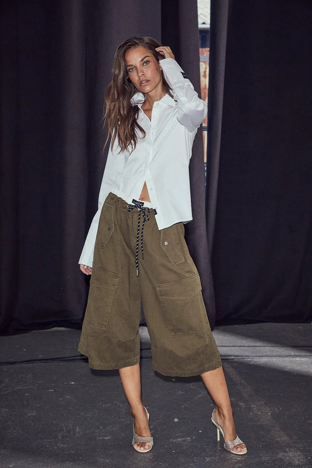 Haute L'amitie Pull on Cargo Bermudas