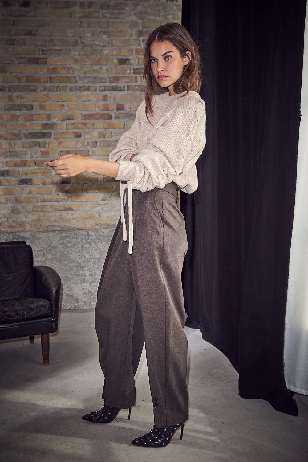 HL Pleat Tall Pant Zeppe