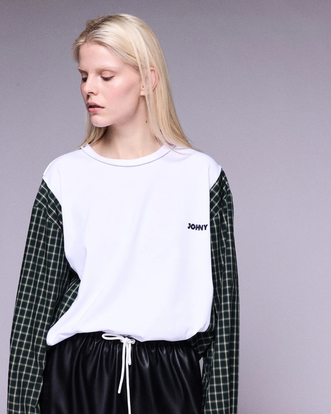Johny T-Shirt Maria Mix Check