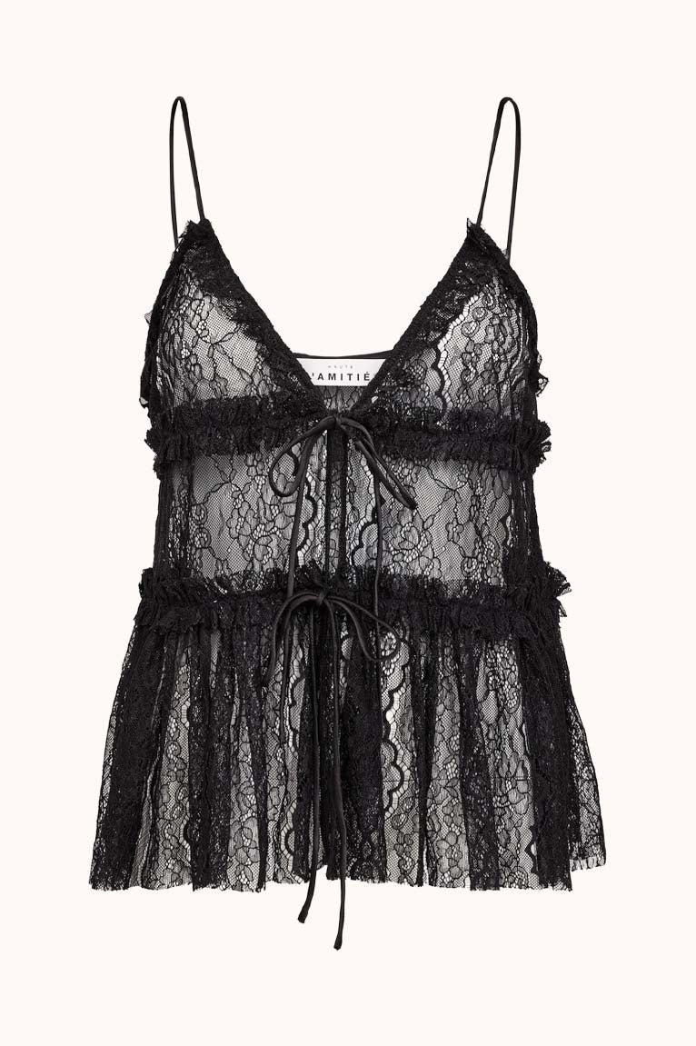 HL New Lace Tie Top