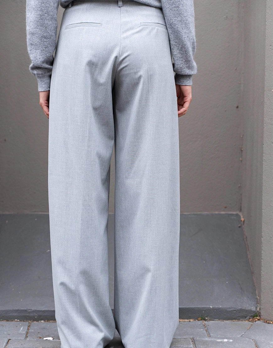 Trousers Edith Silver Grey
