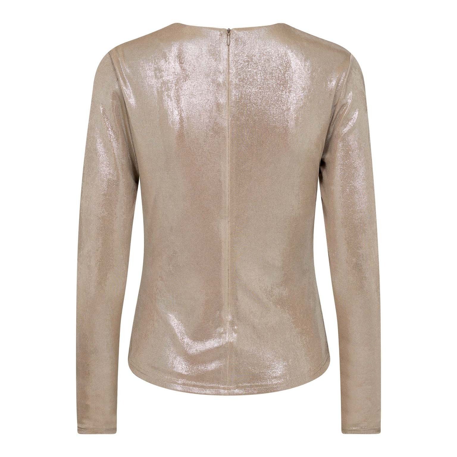 Drape Blouse Margot Champagne