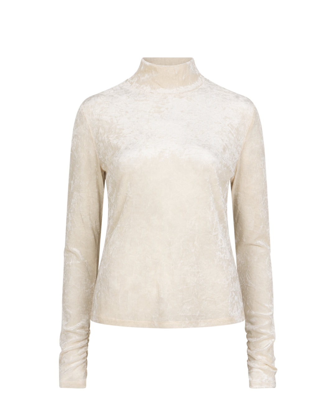 Top Olya Velvet Layering Mesh