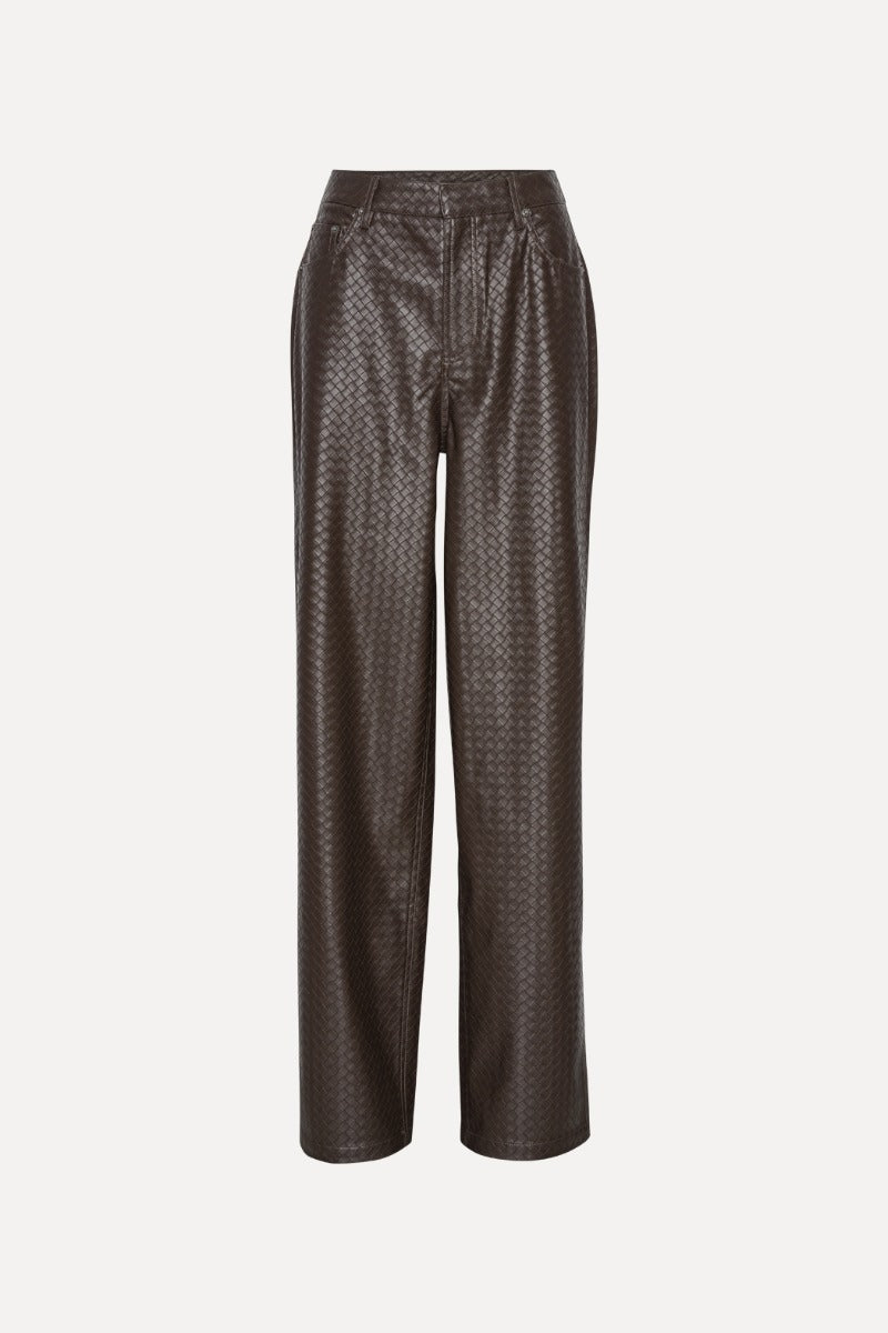 Pant Wide Leg 5 Pocket Chicory Coffee