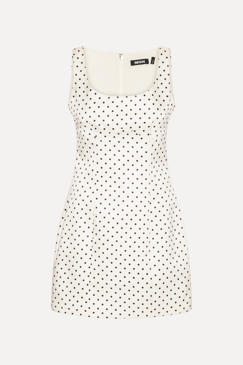 Rotate Polka Dot Mini Dress