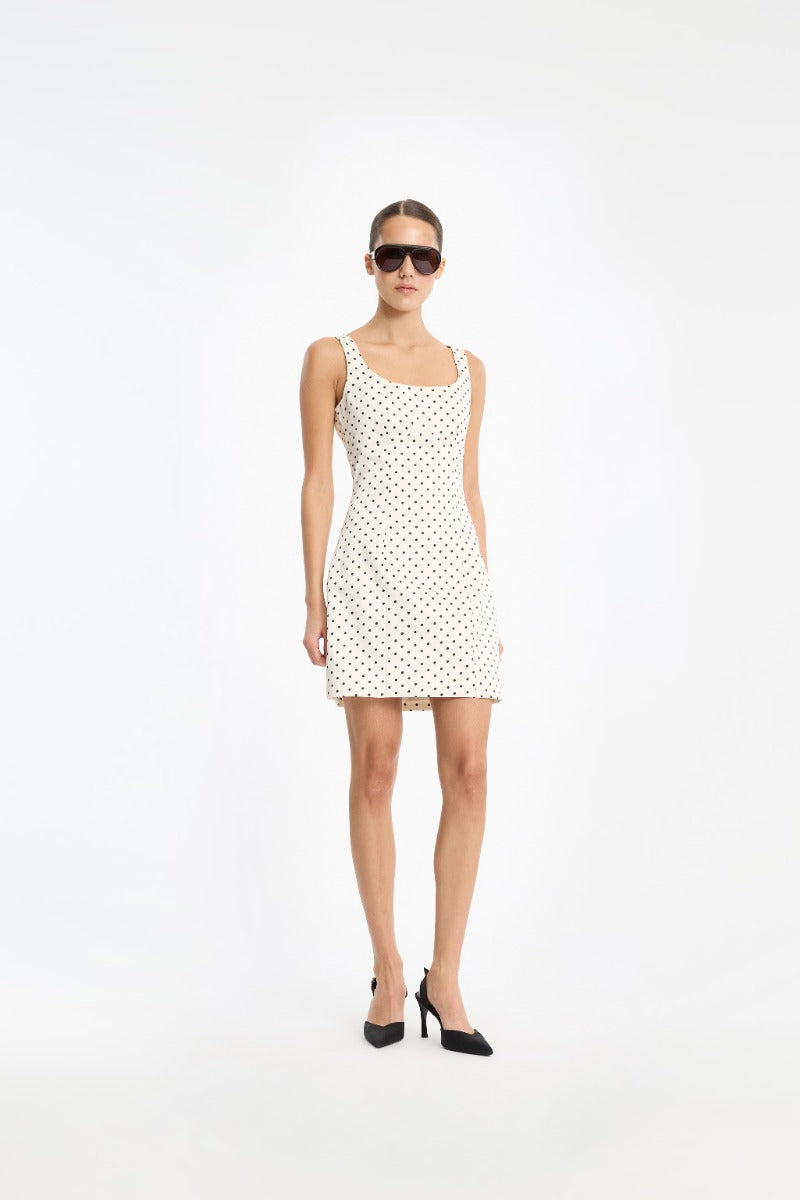 Rotate Polka Dot Mini Dress