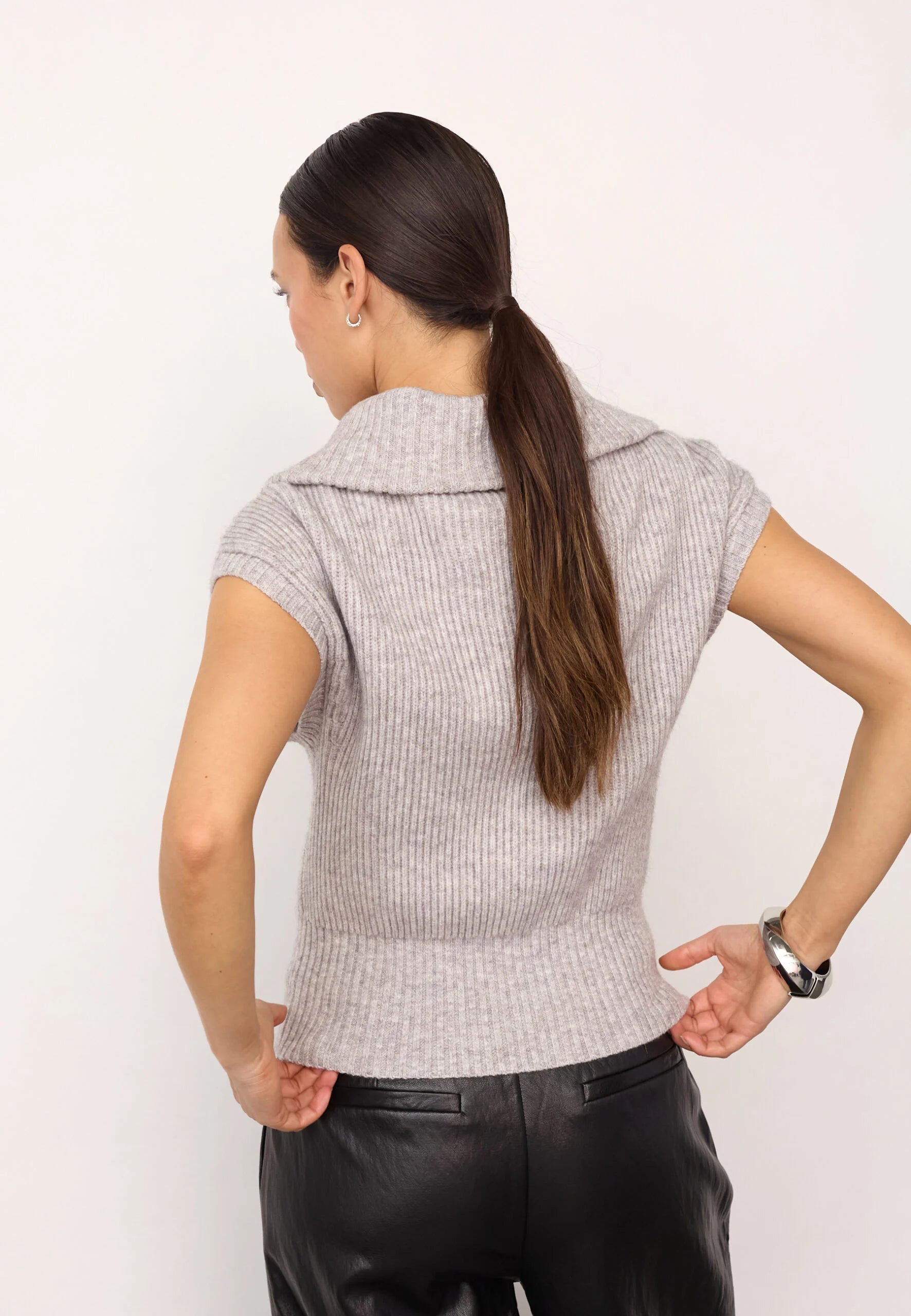 Co´couture Row Zip Knit Vest
