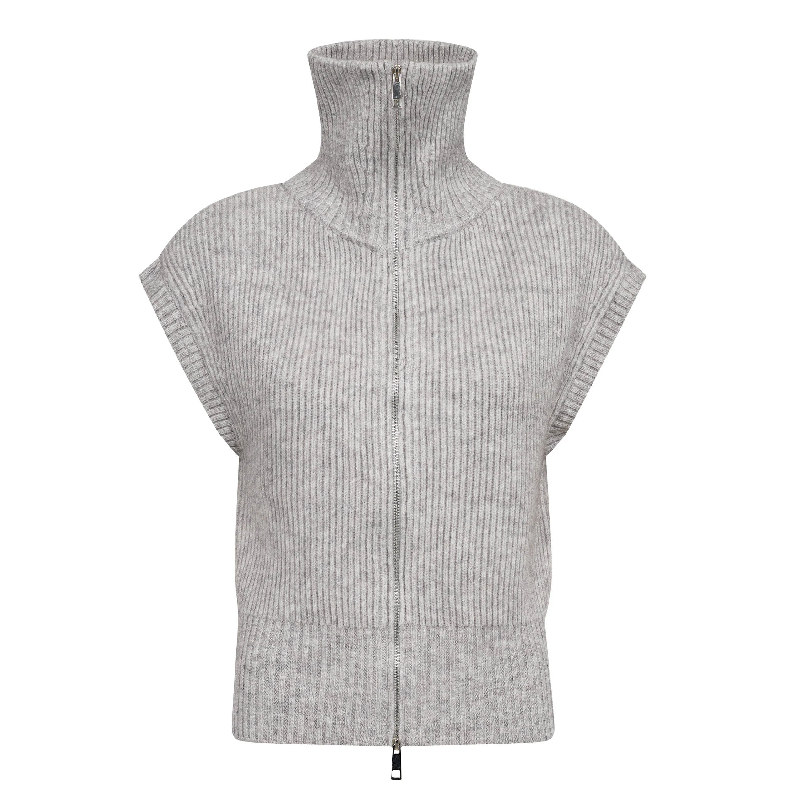Co´couture Row Zip Knit Vest