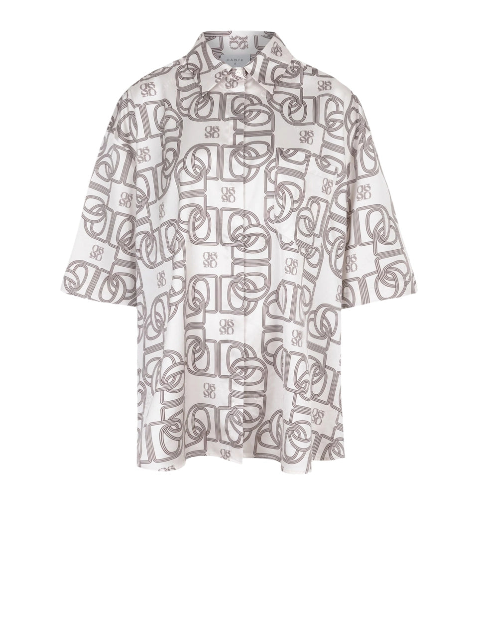 Peju Logo Printed Long Blouse