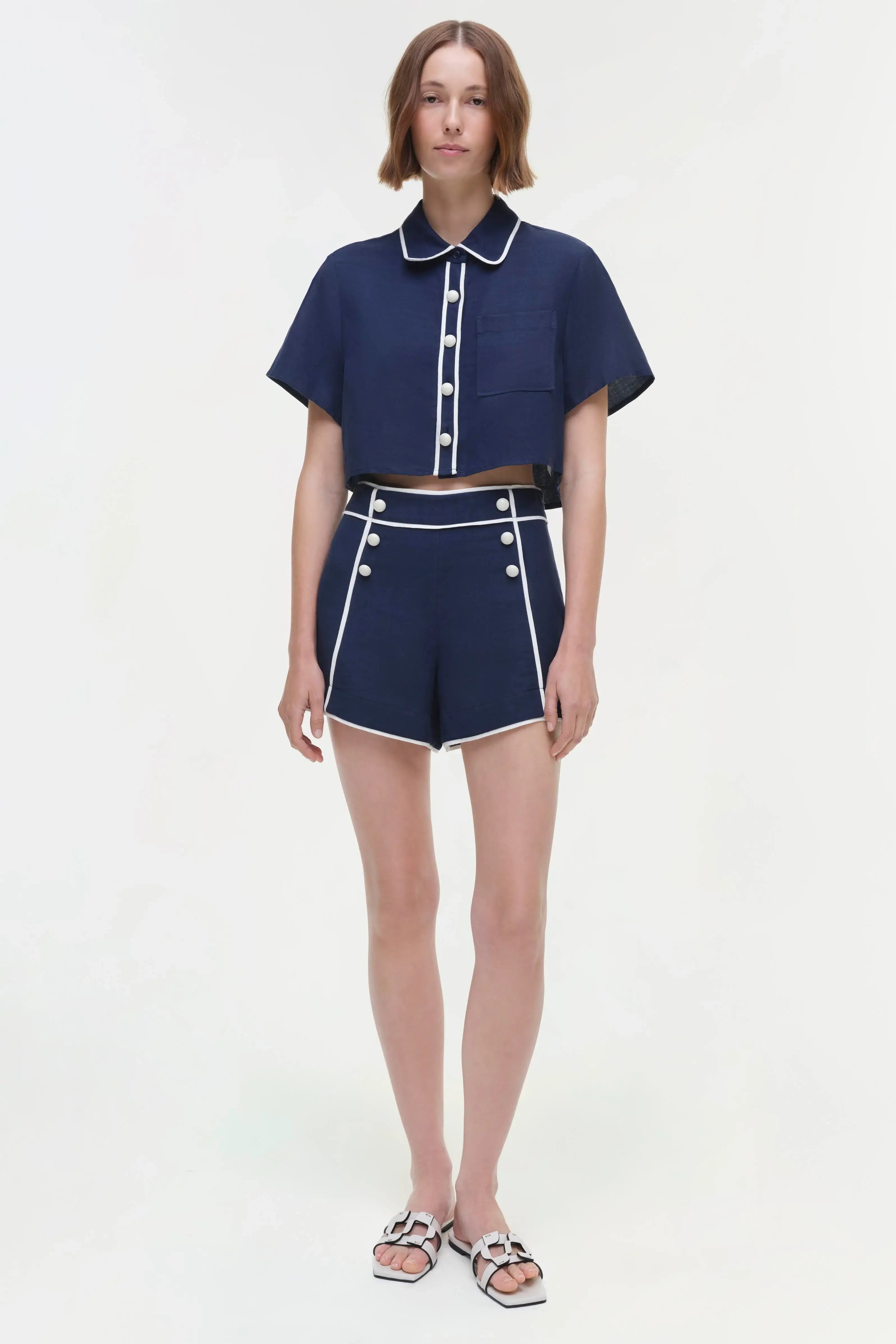 Solange Cropped Shirt